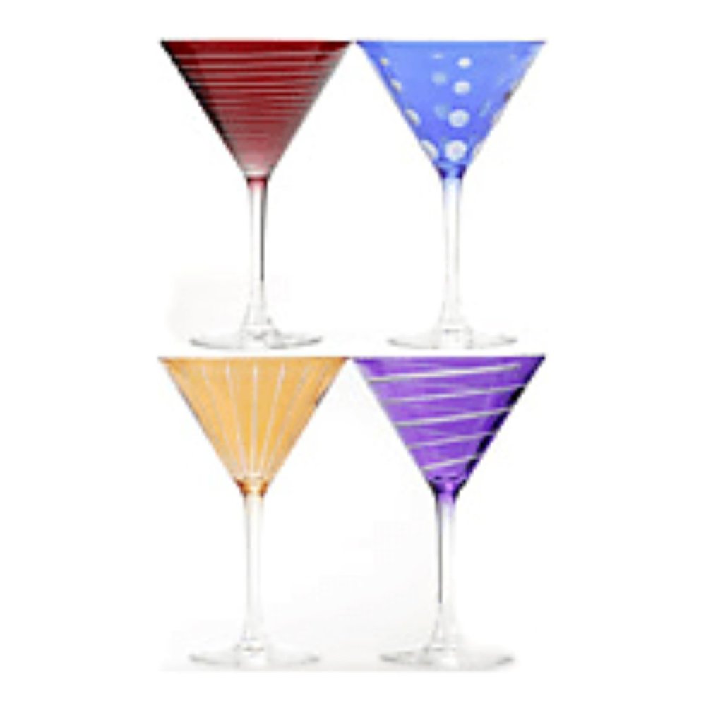 🌿Mikasa Cheers Mix Martini Glasses [Set of 4]🌿
